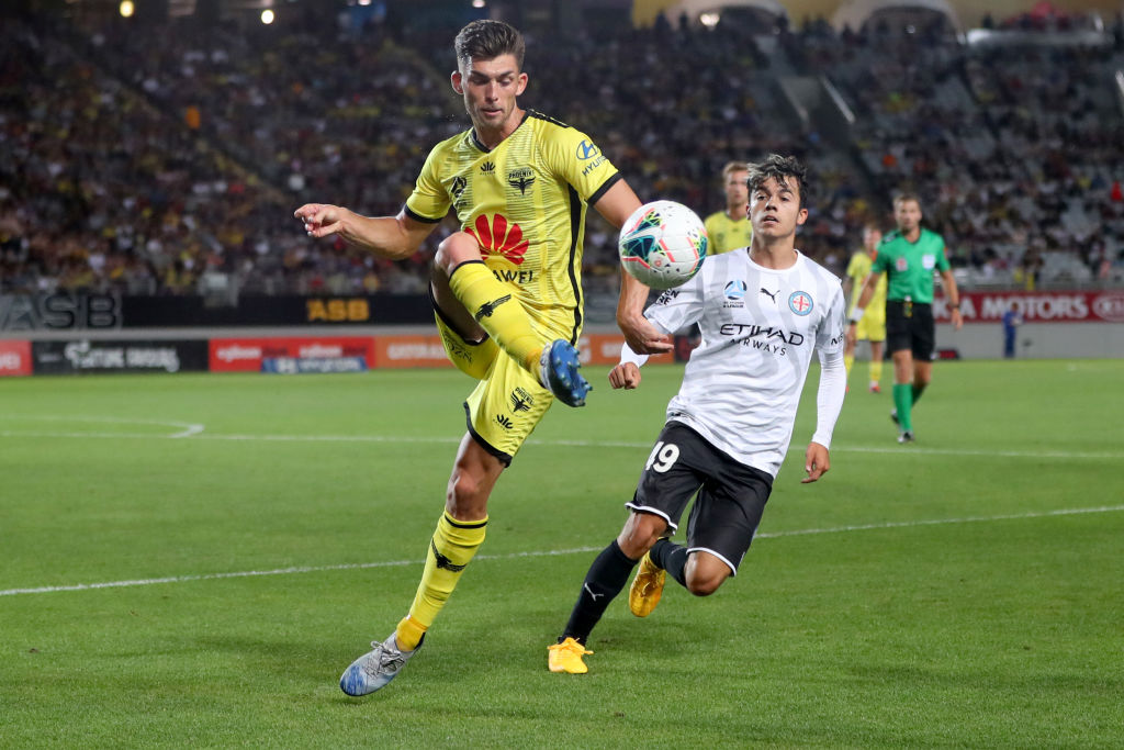 Brandon Wilson in action for the Phoenix against Melbourne City. Photo: Getty Images