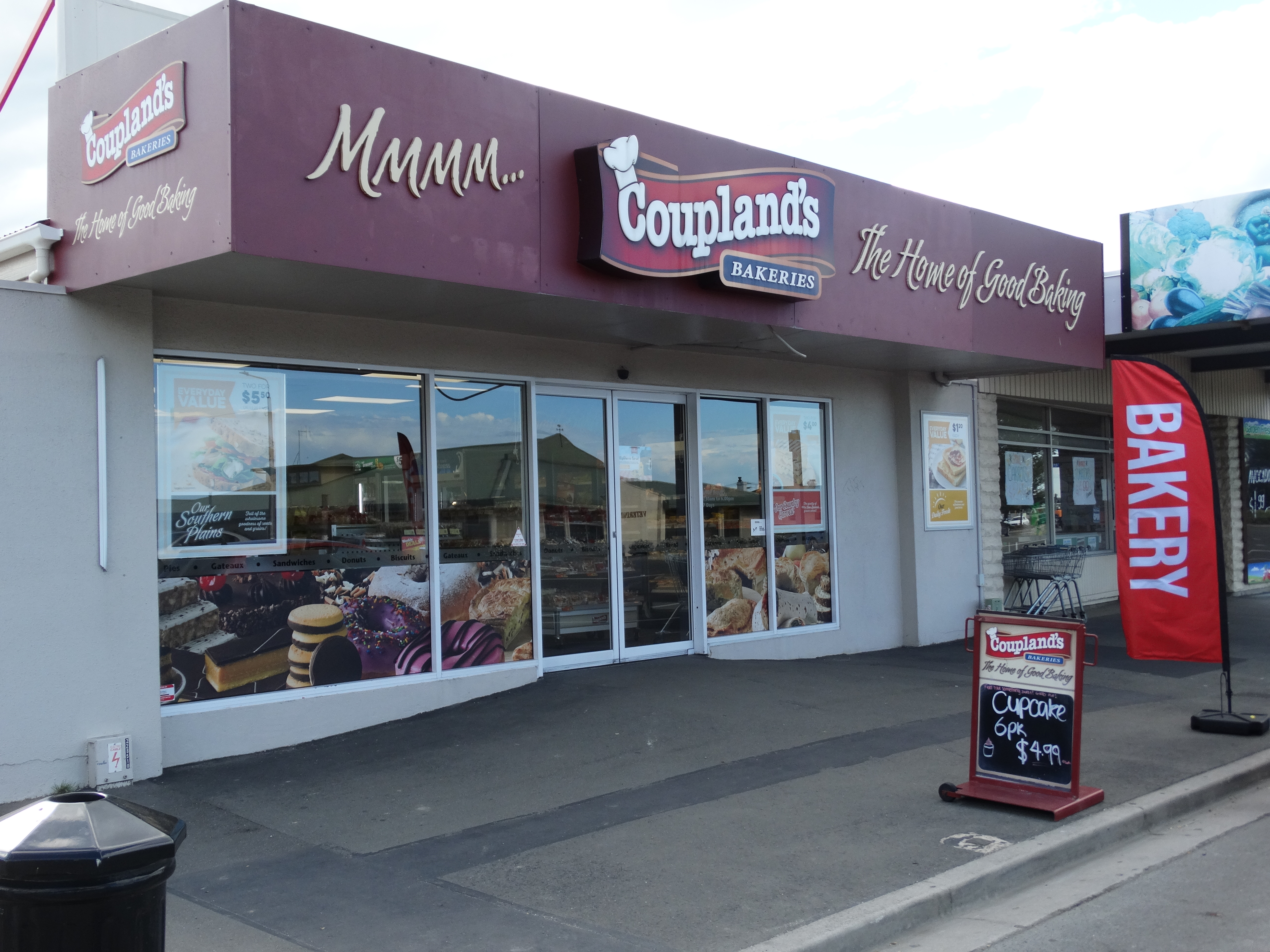 Coupland’s Bakeries in Oamaru, which was allegedly targeted by thieves yesterday morning. PHOTO:...