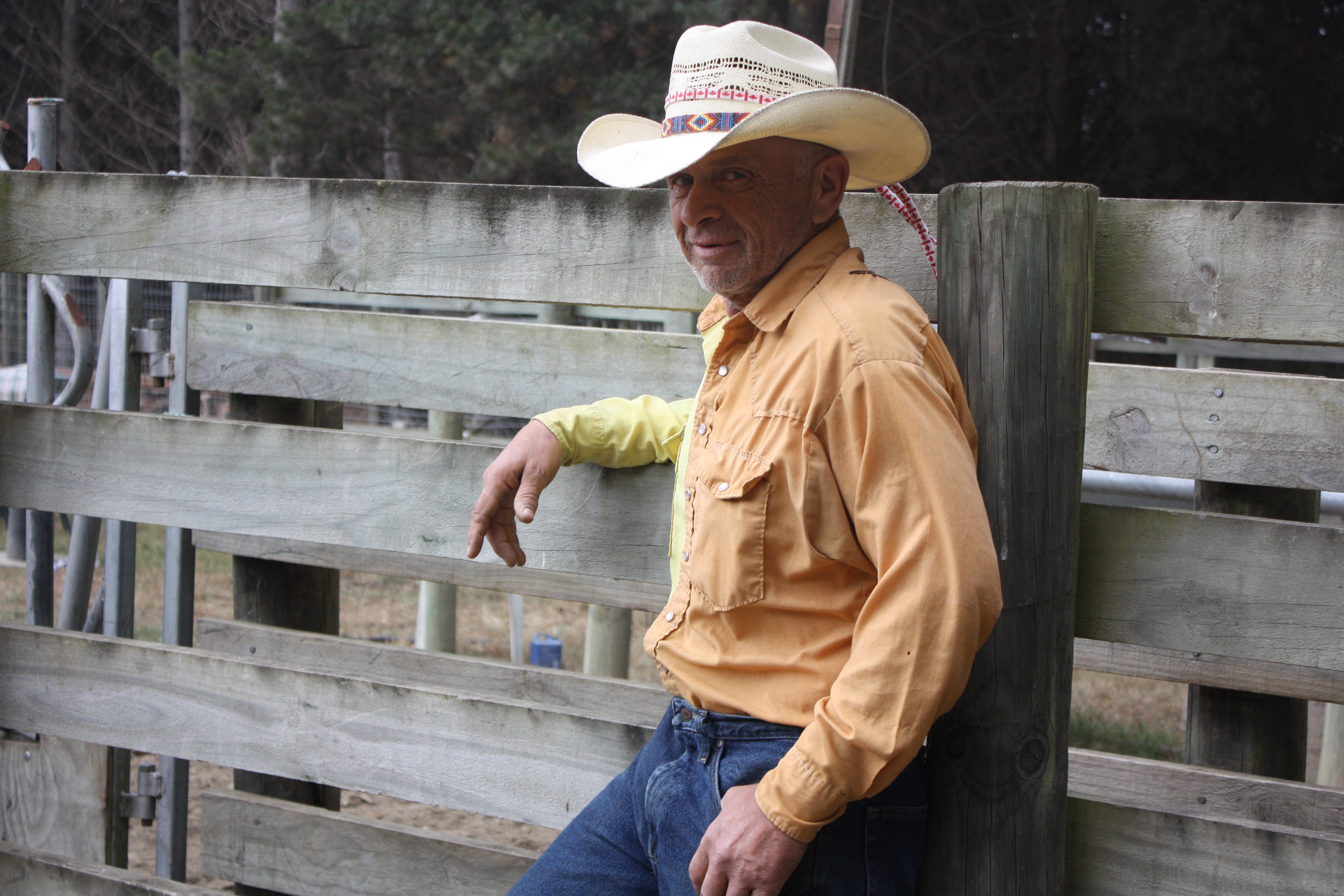 Len LeBlanc has travelled from Canada to compete in the South Island rodeo circuit. PHOTO: GUS...