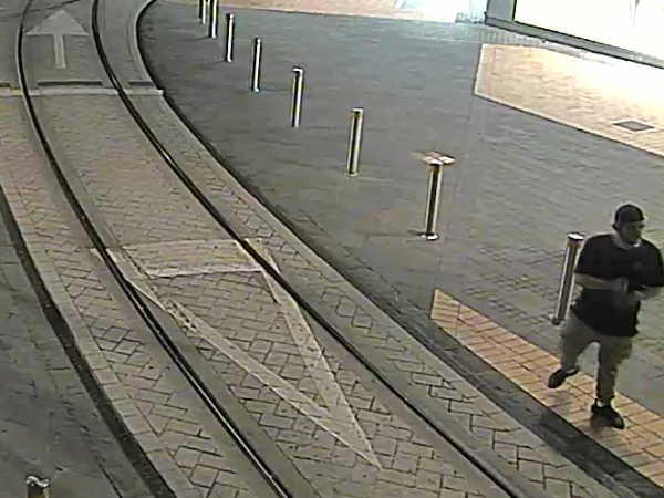 Police want to speak to this man shown in CCTV footage in the area. Photo: NZ Police