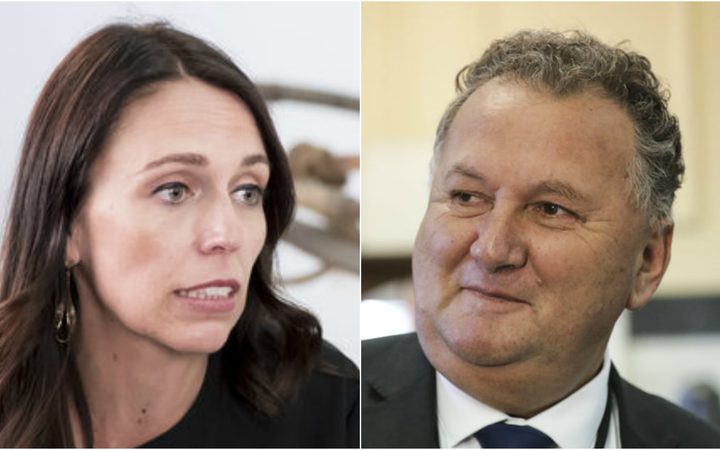 Prime Minister Jacinda Ardern and Regional Economic Development Minister Shane Jones. Photo: RNZ