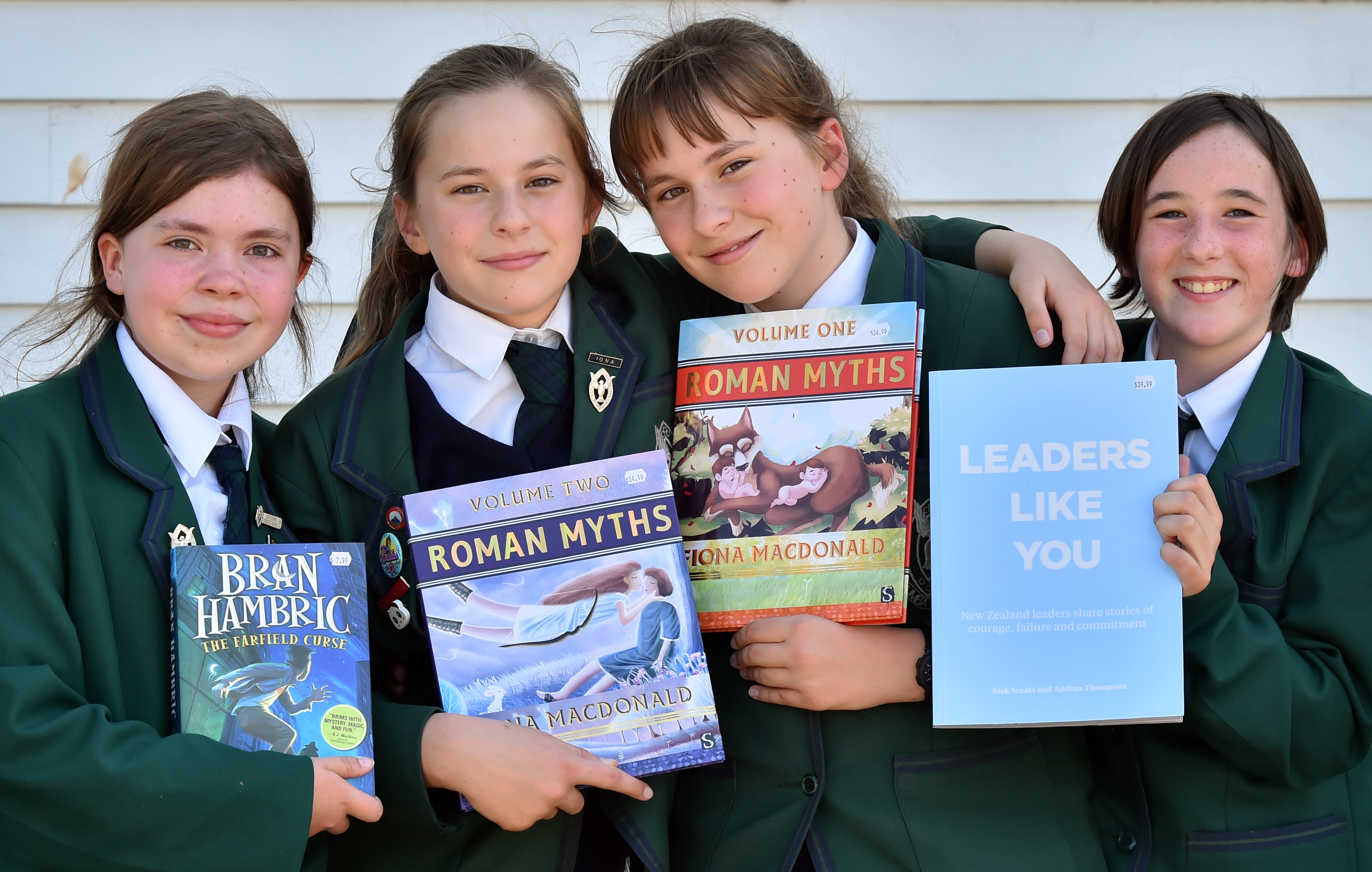 Winners of $1000 and a trip to Wellington for the literary quiz final are Columba College pupils ...
