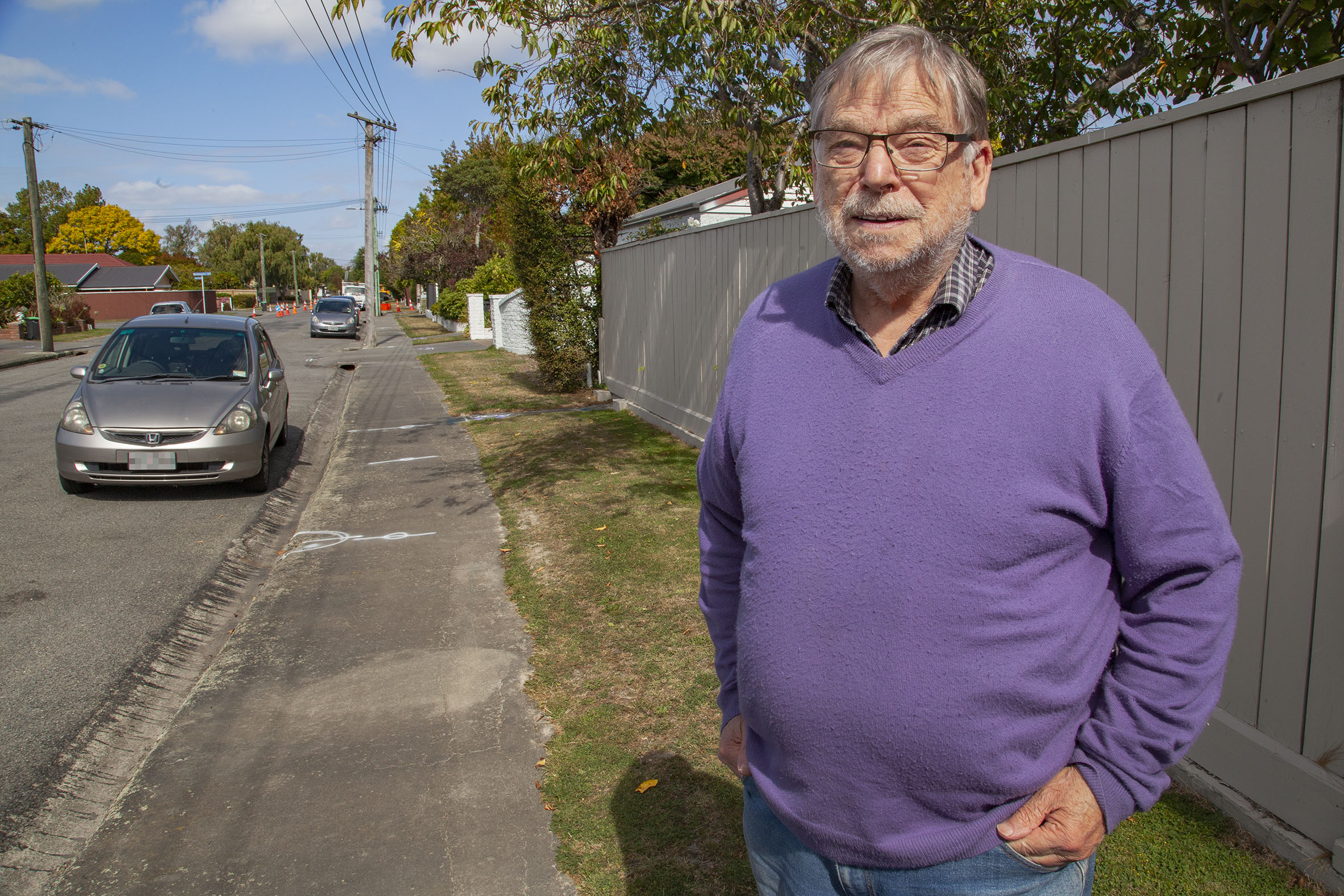 Ryeland Ave resident Graham Tait.  Photo: Geoff Sloan