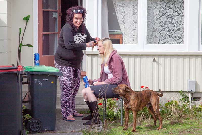 Home haircut on Aldershot St, Aranui.