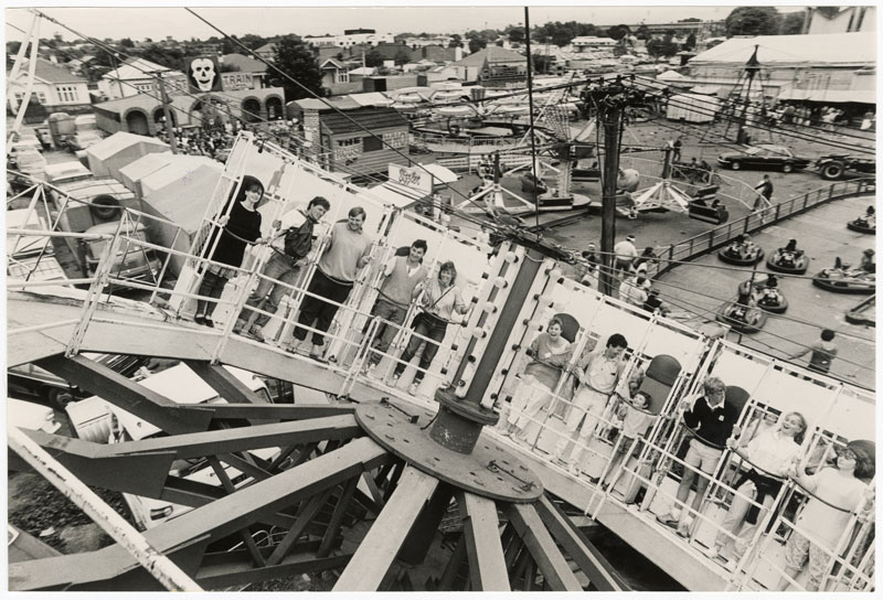 Fairground ride at the 1987 show.