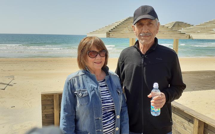 Cate Frey and Nahib Mansour. Photo: supplied