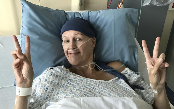 Former Canterbury Flame and Bahrain netball captain Kelly Hutton is in good spirits after surgery...