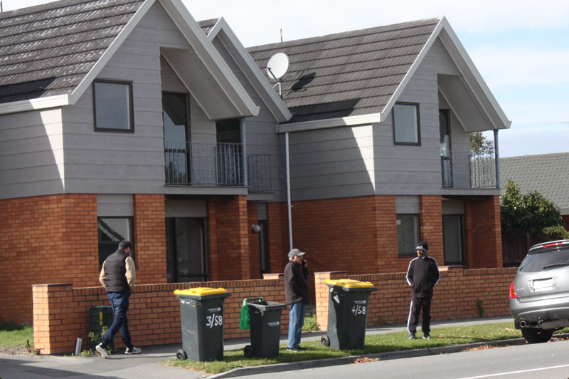 Enjoying the sun while it lasts on Matipo St, Riccarton.