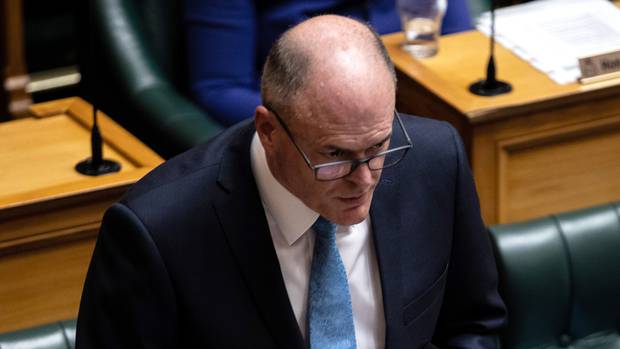 Todd Muller speaks as National leader for the first time during Question Time. Photo: RNZ