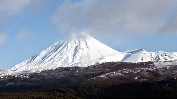 Mount Tongariro photographed in July 2016. Photo: NZ Herald