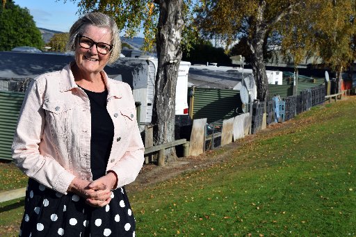 Taieri Community Facilities Trust chairwoman Irene Mosley is pleased a site for the new Mosgiel...