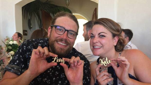 Leon and Kate Taylor. Photo: Supplied via NZ Herald