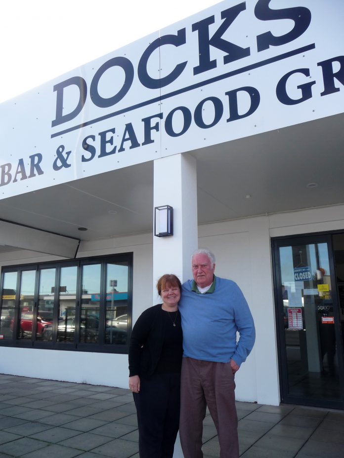 Anna and John McDonald at Docks.