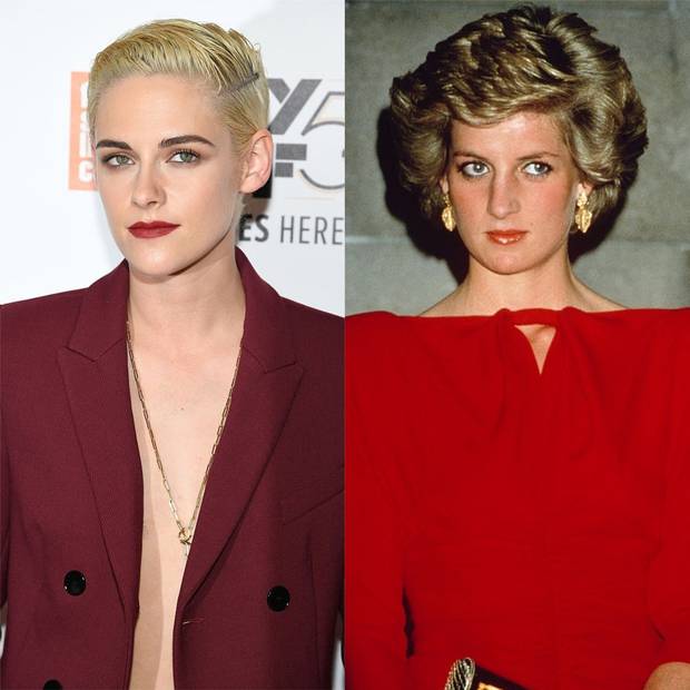 Kristen Stewart will portray Princess Diana in the new film 'Spencer'. Photos: Getty Images