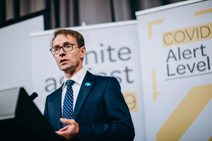 Director-General of Health Dr Ashley Bloomfield. Photo: RNZ