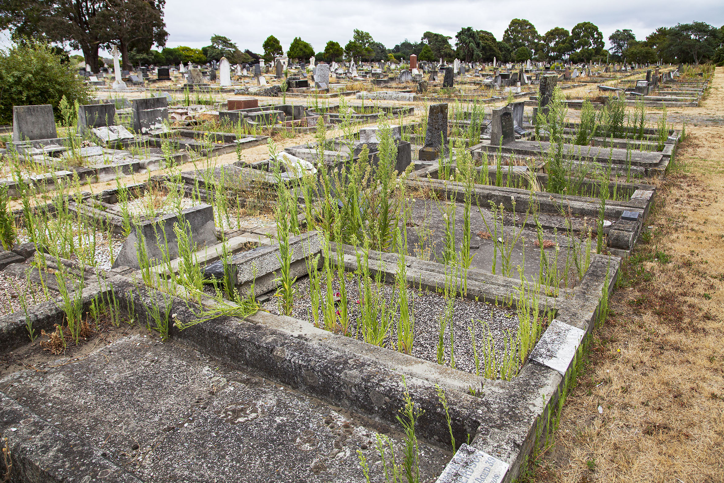 There have been complaints about the lack of maintenance and repairs to historic headstones at...