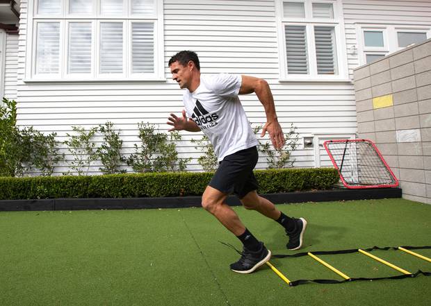 Dan Carter in action for the All Blacks during the 2015 World Cup. Photo: Brett Phibbs