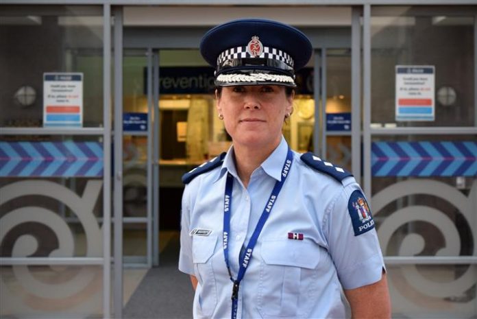 Southern police district road policing manager Inspector Amelia Steel. Photo: Shawn McAvinue 
 