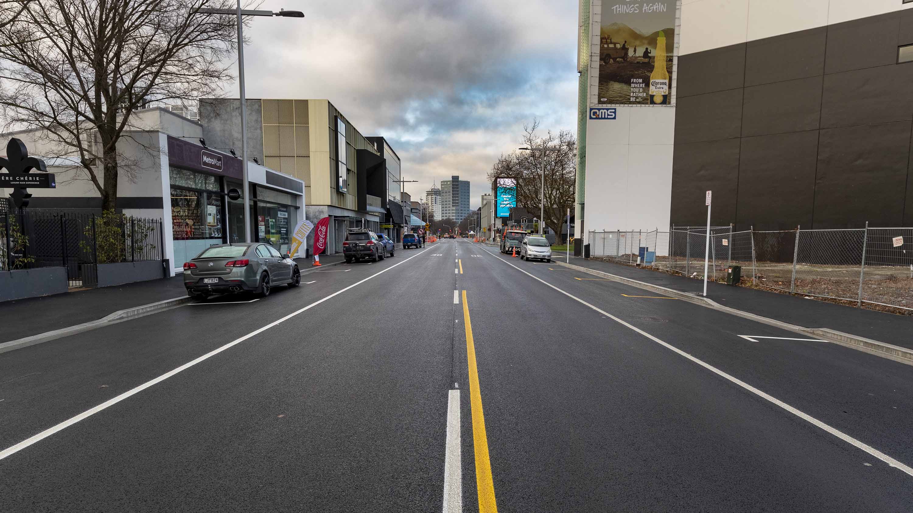 The work on Victoria St - between Kilmore and Salisbury streets - has been completed. Photo:...