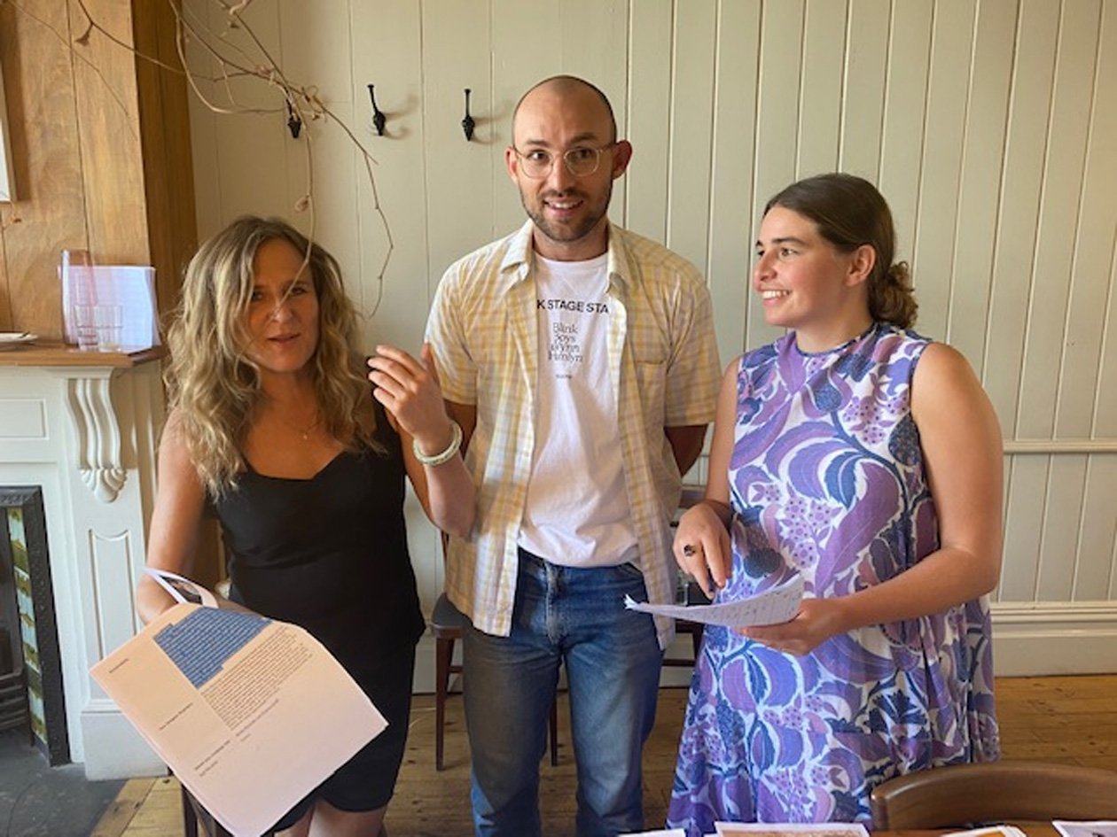 The judges (from left) Tanya Carlson, Wynn Crawshaw, Fiona Ralph. 