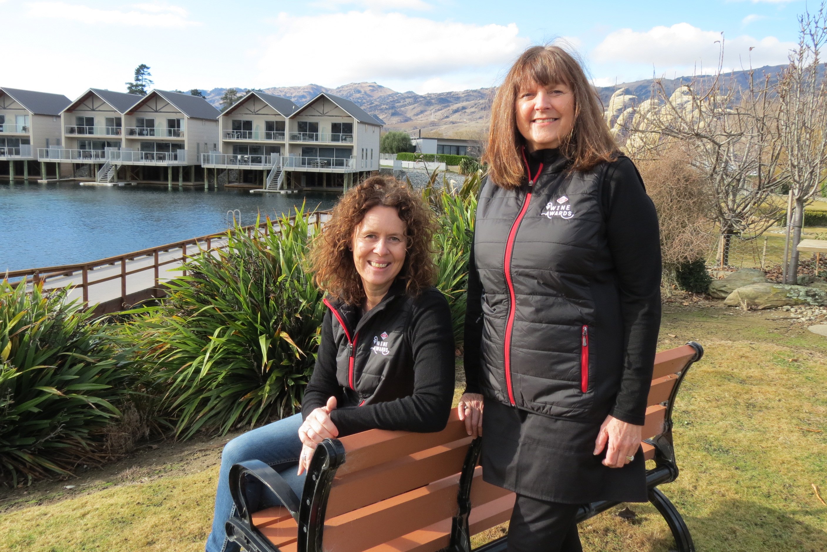 Foodstuffs corporate affairs head Antoinette Laird (left) and Central Otago Winegrowers...