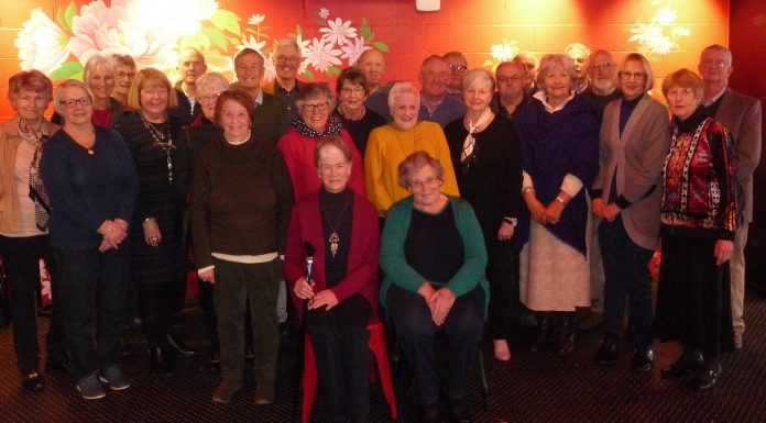 Former students from the Ashburton High School class of 1960 at their reunion lunch at Formosa....
