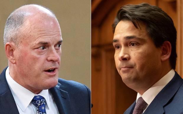 Simon Bridges has taken a dig at former National Party leader Todd Muller, saying he "wasted"...