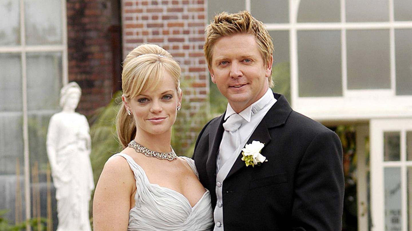 Toni Thompson (Laura Hill) became Chris Warner's (Michael Galvin) fourth wife in 2005. Photo:...