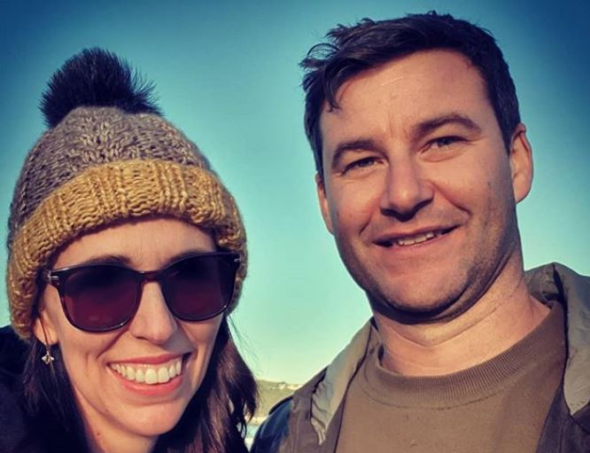 Prime Minister Jacinda Ardern and Clarke Gayford. Photo: Instagram