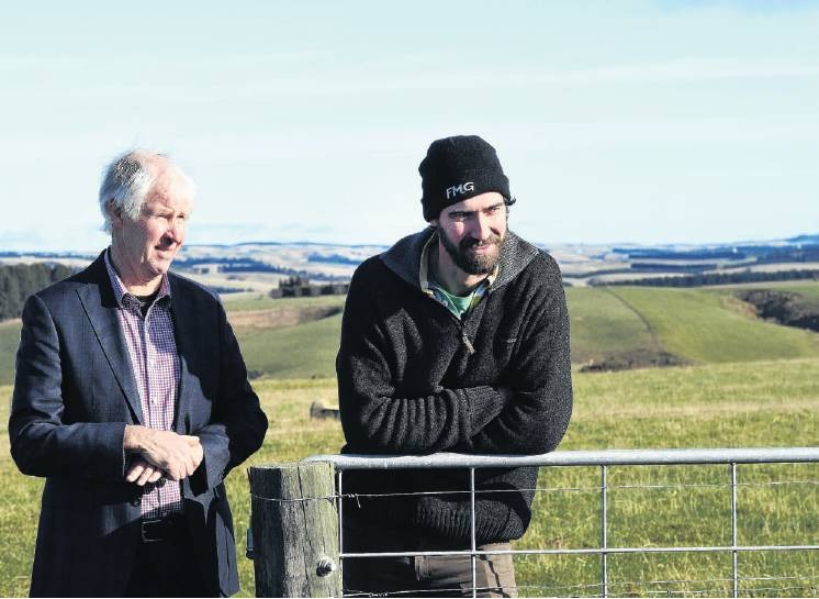 James and Samuel Reid farm Minchmoor Farm near Outram. Photo: Stephen Jaquiery