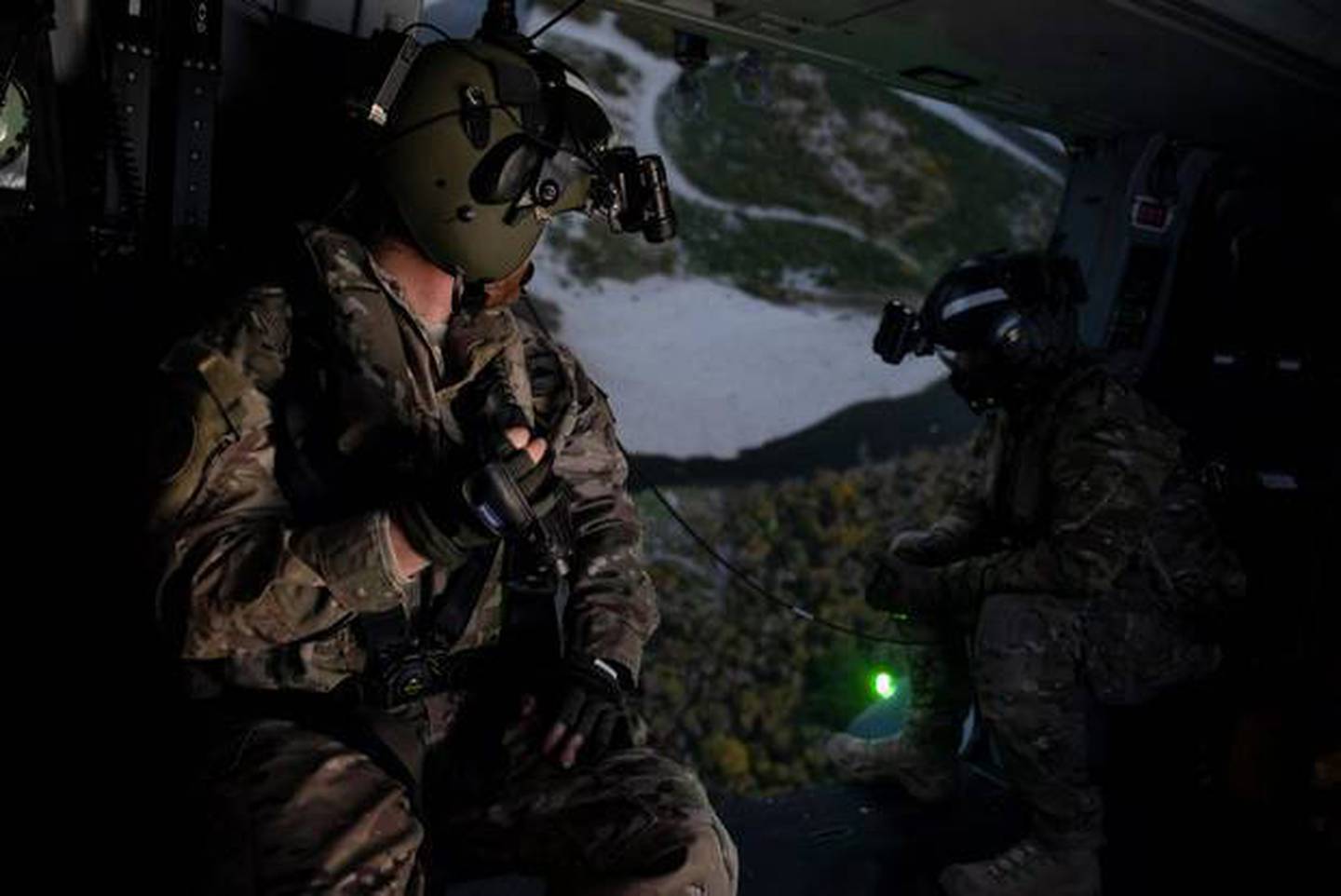 A Royal New Zealand Airforce NH90 helicopter and crew helped search for missing trampers Jessica...