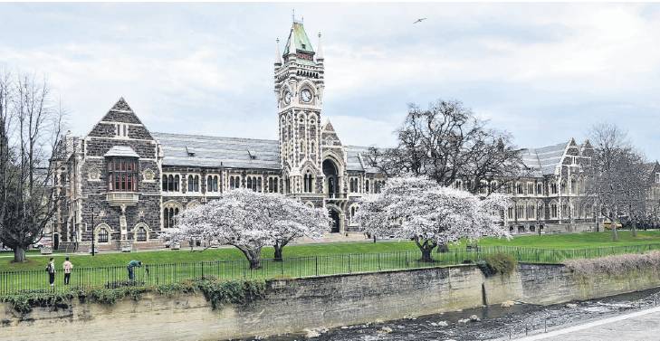 The University of Otago. Photo: Christine O'Connor 