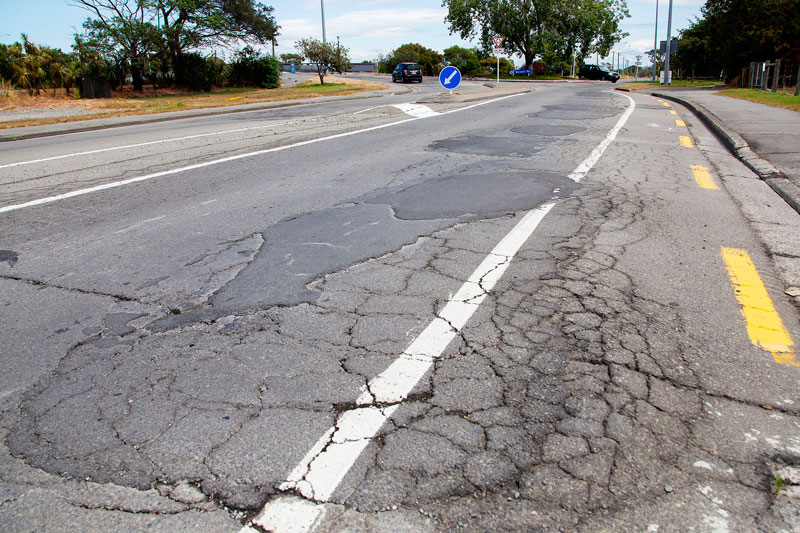 A section of New Brighton Rd. Photo: Geoff Sloan