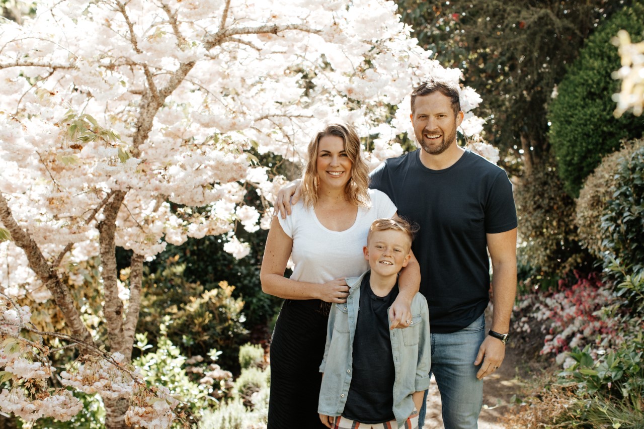 Kelly Sharpe, Lachie Sutherland and Jon Sharpe. Photo: Supplied