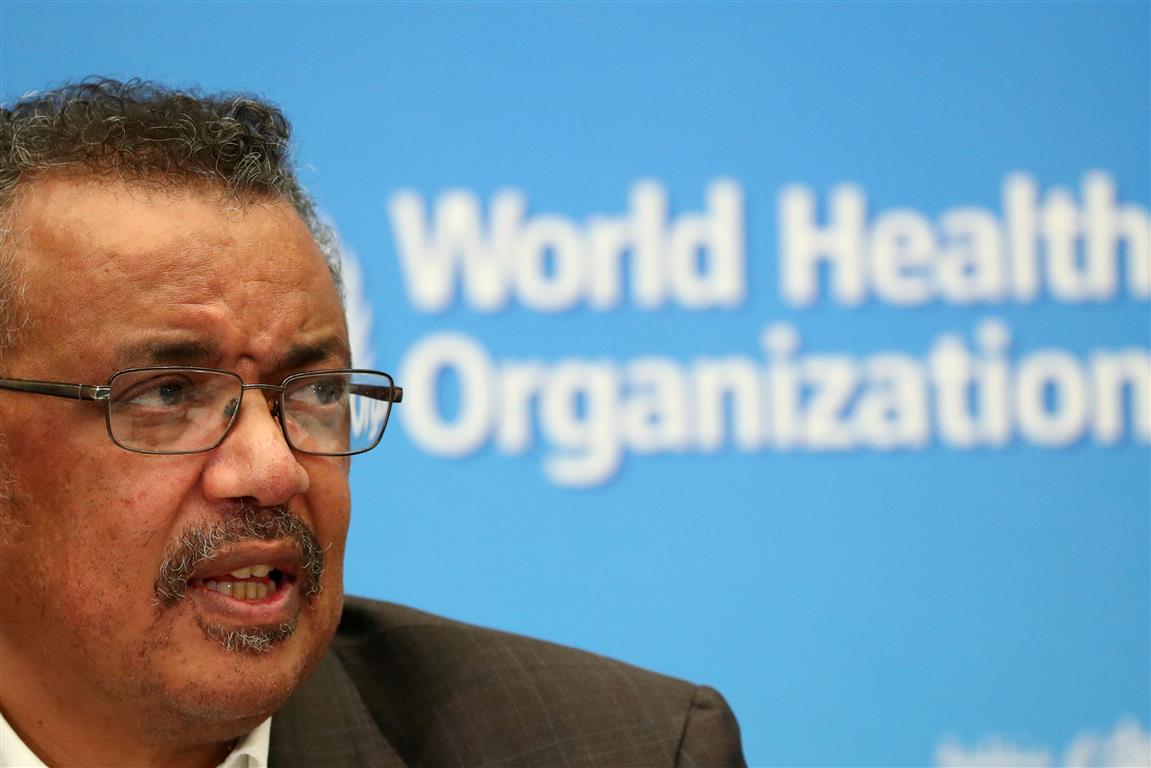 World Health Organization Director-General Tedros Adhanom Ghebreyesus. Photo: Reuters