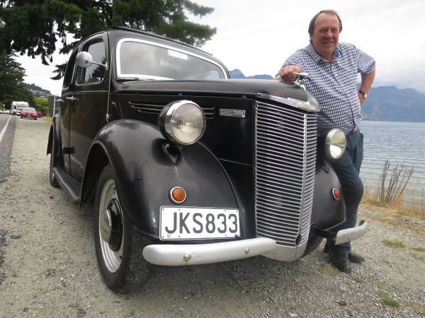 Warwick Stalker was gifted a model of his original car, a 1947 Ford Prefect, for his 70th...