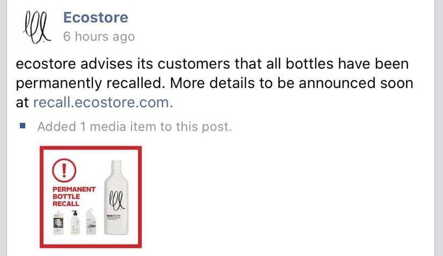 The original post that caused uproar. Photo: Facebook