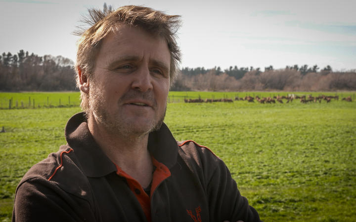 North Canterbury farmer Sam Zino. Photo: RNZ / Nate McKinnon