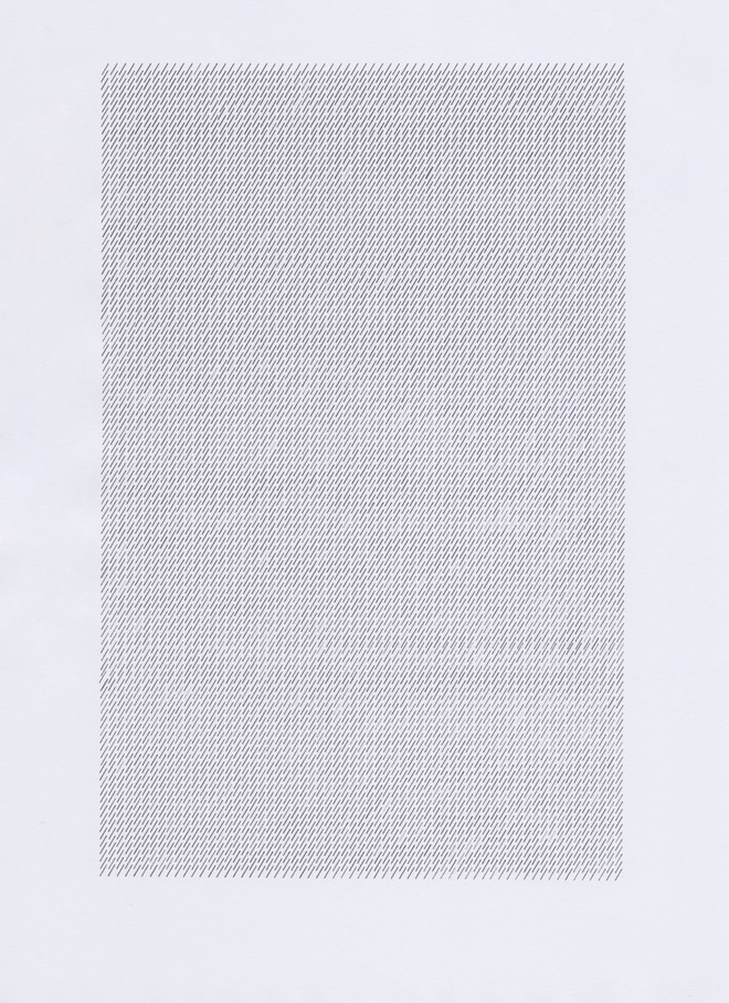 Forward Slash was done on a typewriter. Photo / Supplied Forward Slash was done on a typewriter. Photo / Supplied