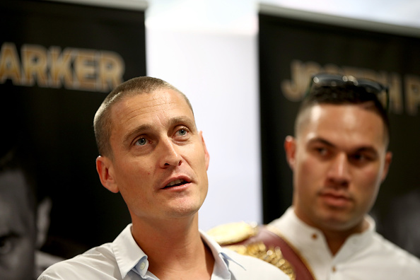 David Higgins and Joseph Parker. Photo: Getty