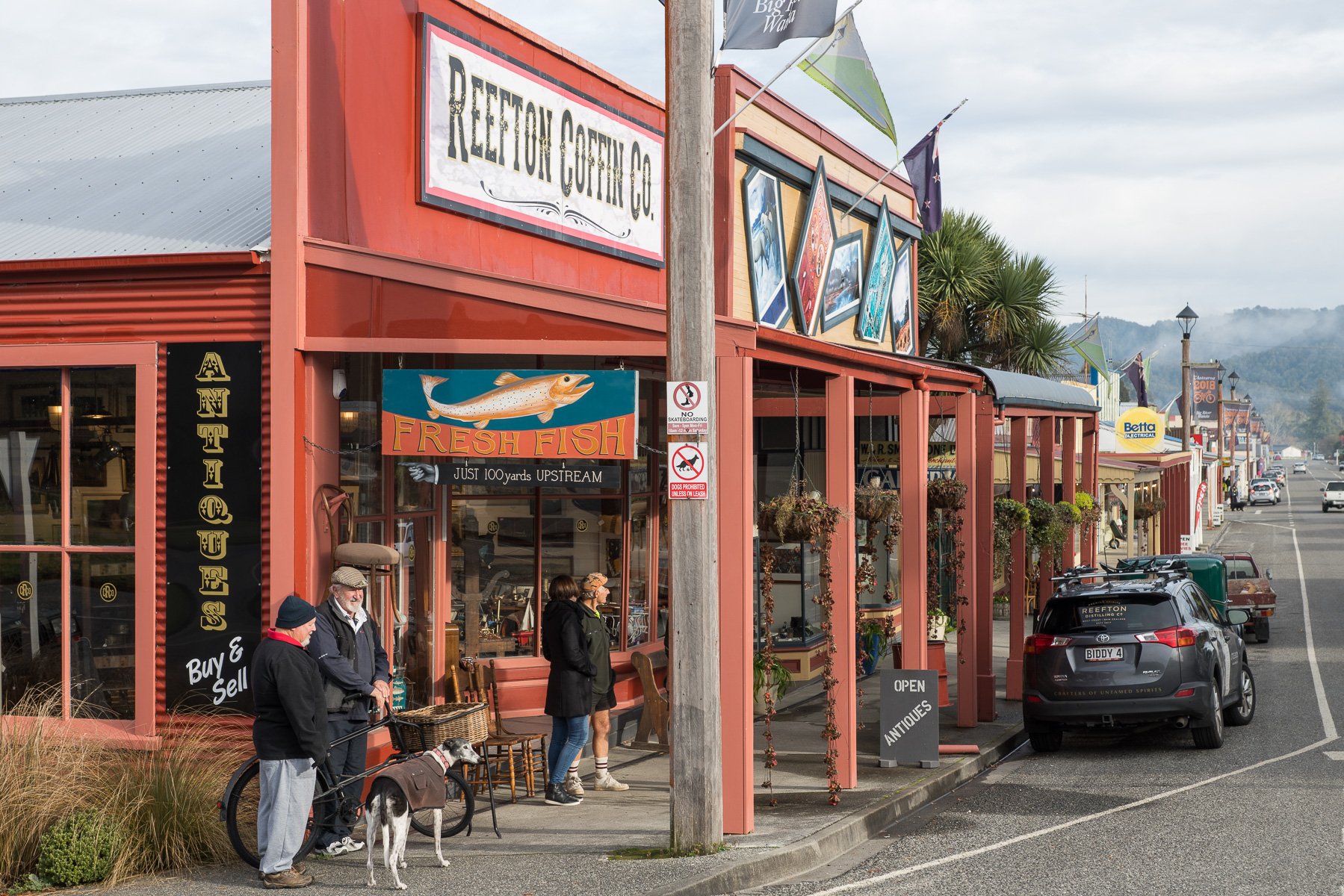 Reefton’s main street, Broadway. PHOTOS: STEWART NIMMO