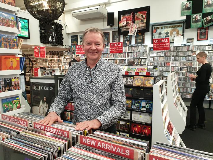 Roger Marbeck of Marbecks Records in Queen's Arcade said even online record sales have dimished...