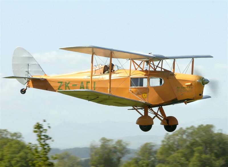 A Fox Moth will depart Christchurch Airport today. Photo: ODT