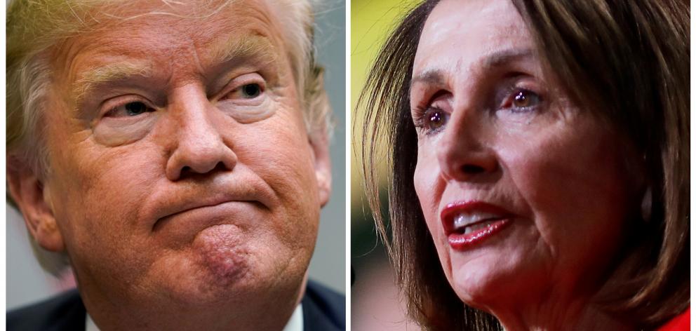 Donald  Trump and Nancy Pelosi. Photo: Reuters 