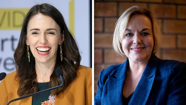 Prime Minister Jacinda Ardern (L) and leader of the Opposition Judith Collins. Photo: Getty...