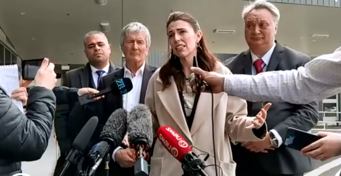 Jacinda Ardern's visit to the West Coast included two health centres.Image: NZ Herald