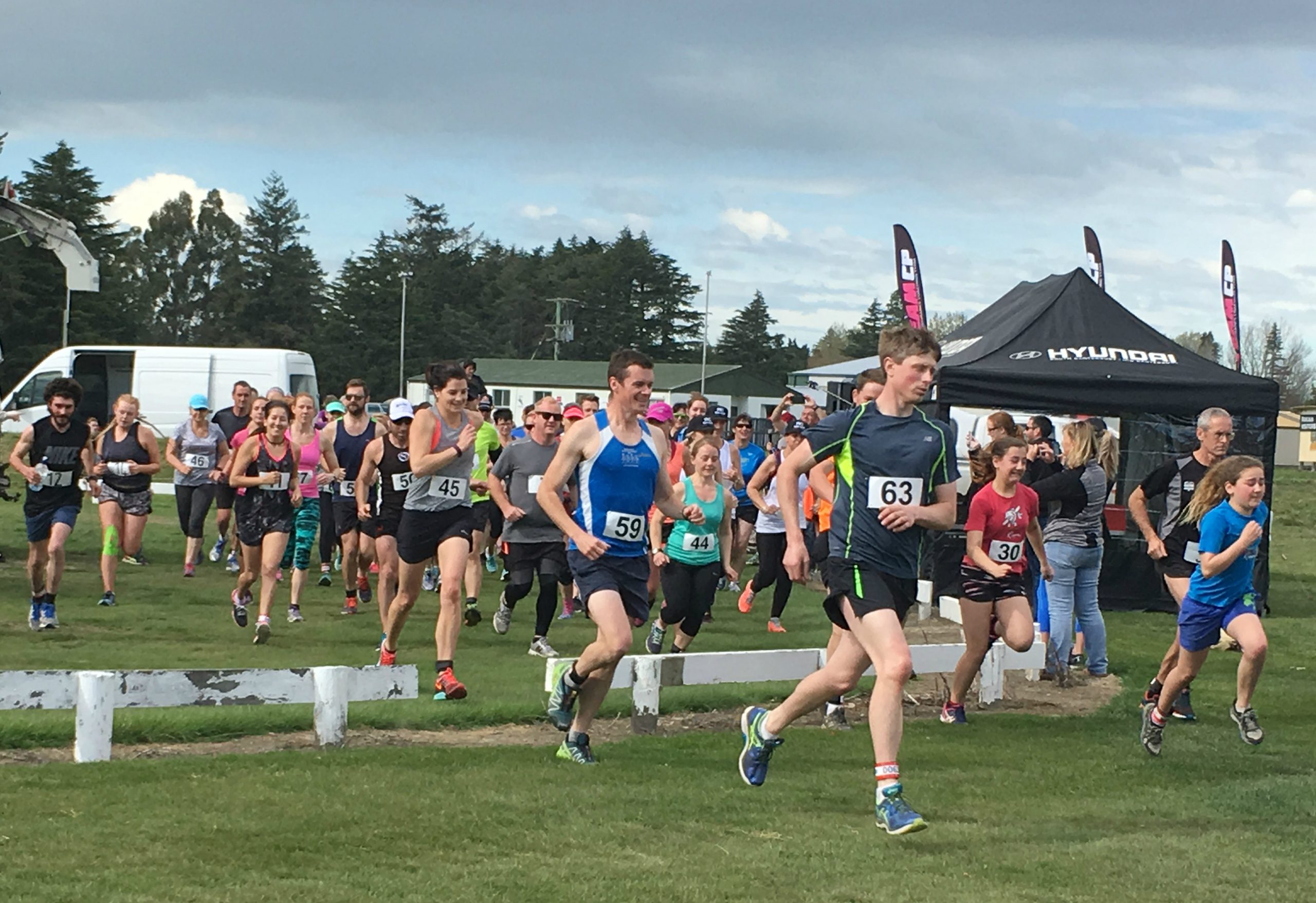 Competitors head off in a past edition of the Salmon Run. Photo: Supplied