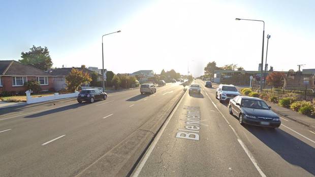 The vehicle was heading the wrong way up Blenheim Rd in Christchurch. Photo: Google