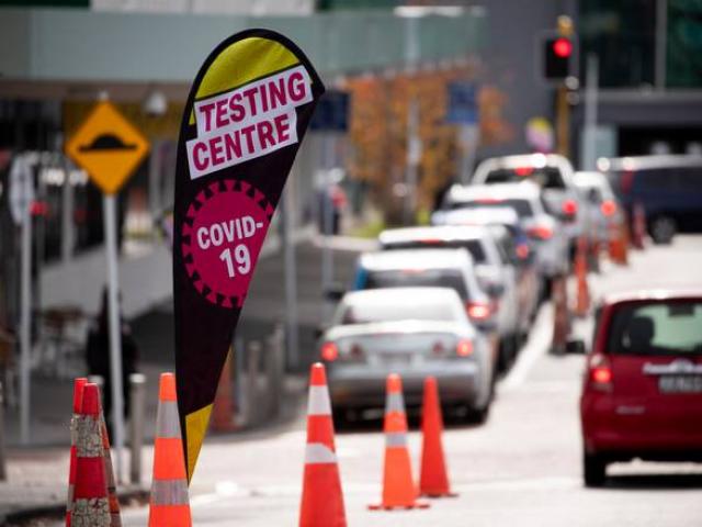 A Covid testing centre in Auckland. File photo