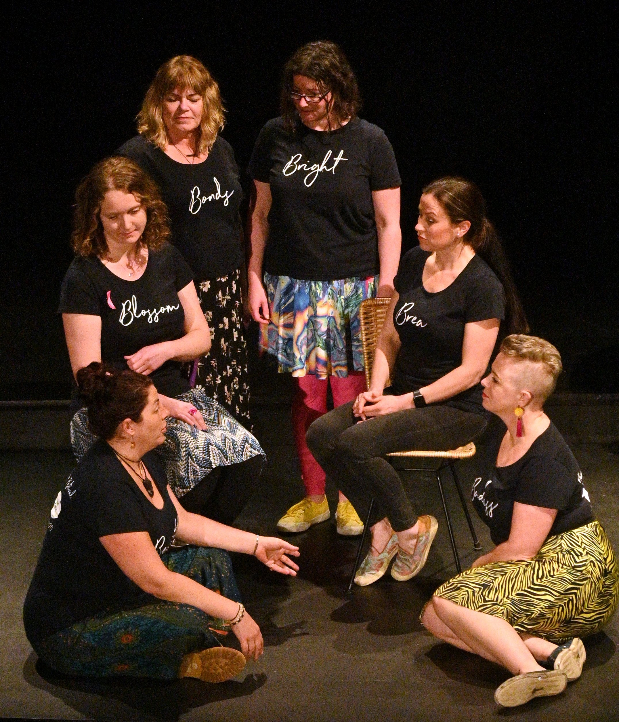 Dear Boobs cast members (clockwise from left) Marama Grant, Helen Fearnley, Lesley Eaton,...